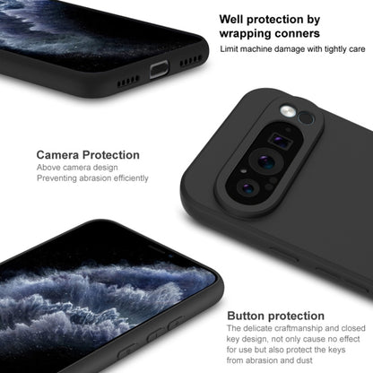 For Google Pixel 9 Pro XL IMAK UC-3 Series Shockproof Frosted TPU Phone Case(Black) by imak