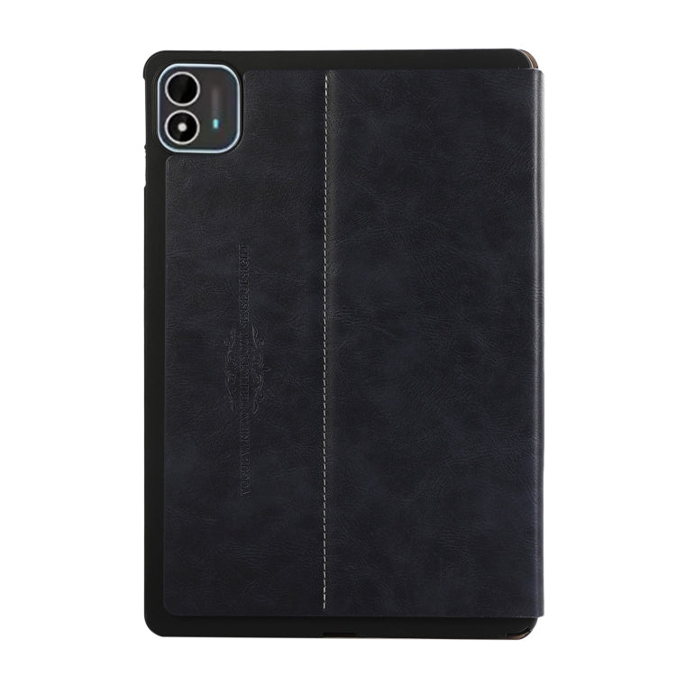 For Itel Pad One 10.1 Simple Crazy Horse Leather Tablet Case(Blue) by bashfashion