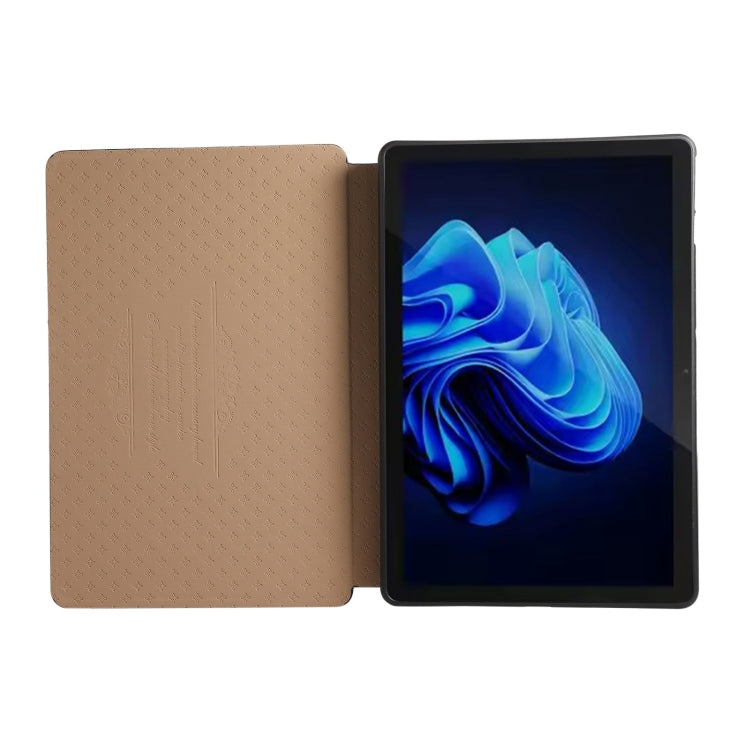 For Itel Pad One 10.1 Simple Crazy Horse Leather Tablet Case(Blue) by bashfashion