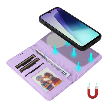 For Redmi 14C 4G BETOPNICE BN-005 2 in 1 Detachable Imitate Genuine Leather Phone Case(Light Purple) by BETOPNICE