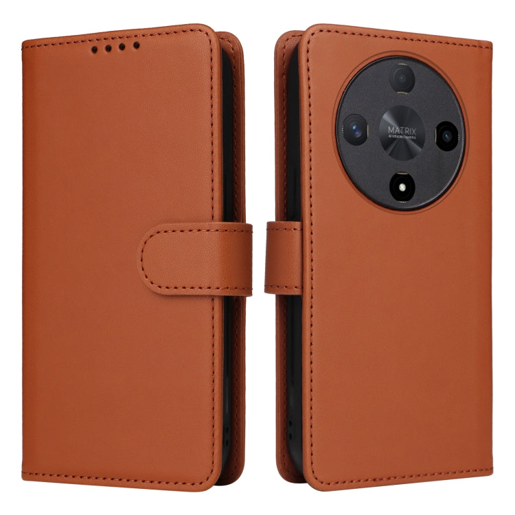 For Honor X9b BETOPNICE BN-005 2 in 1 Detachable Imitate Genuine Leather Phone Case(Brown) by BETOPNICE