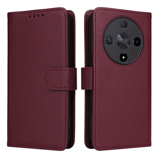 For Honor X9b BETOPNICE BN-005 2 in 1 Detachable Imitate Genuine Leather Phone Case(Wine Red) by BETOPNICE