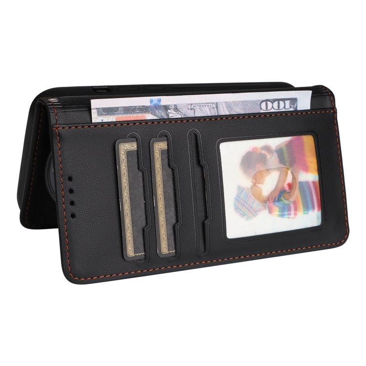 For Honor Magic6 Lite 5G BETOPNICE BN-005 2 in 1 Detachable Imitate Genuine Leather Phone Case(Black) by BETOPNICE