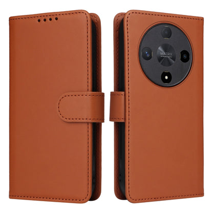 For Honor Magic6 Lite 5G BETOPNICE BN-005 2 in 1 Detachable Imitate Genuine Leather Phone Case(Brown) by BETOPNICE