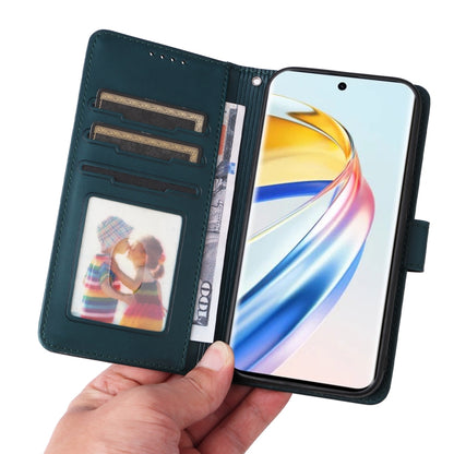 For Honor Magic6 Lite 5G BETOPNICE BN-005 2 in 1 Detachable Imitate Genuine Leather Phone Case(Blue) by BETOPNICE