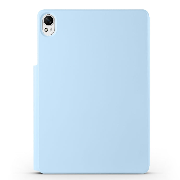 For Huawei MatePad Air 12 2024 Fixed Buckle Magnetic Deformation Leather Tablet Case(Ice Blue) by bashfashion