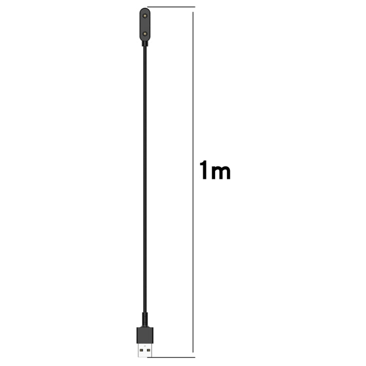 For Mitu Smart Kids Watch 7A / Mibro T6 / T6C Magnetic Charging Cable with Charging Protection, Length: 1m(Black) by bashfashion