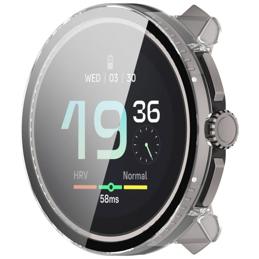 For Suunto Race S PC + Tempered Glass Film Integrated Watch Protective Case(Transparent) by bashfashion