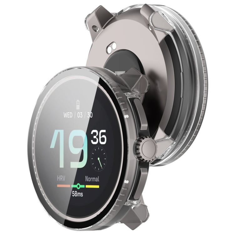 For Suunto Race S PC + Tempered Glass Film Integrated Watch Protective Case(Transparent) by bashfashion