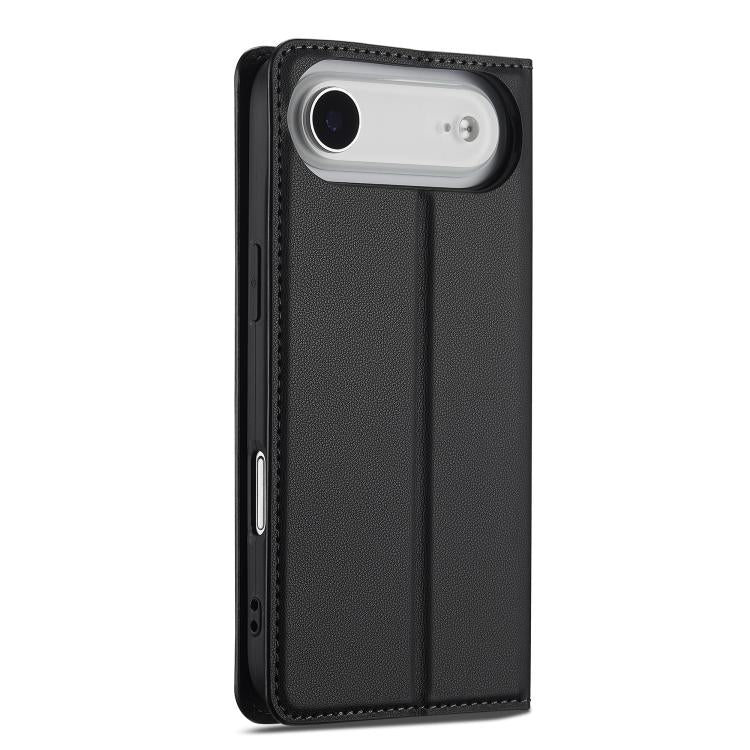 For iPhone Air LC.IMEEKE L1 Series Frosted Fine Texture PU Phone Case(Black) by LC.IMEEKE