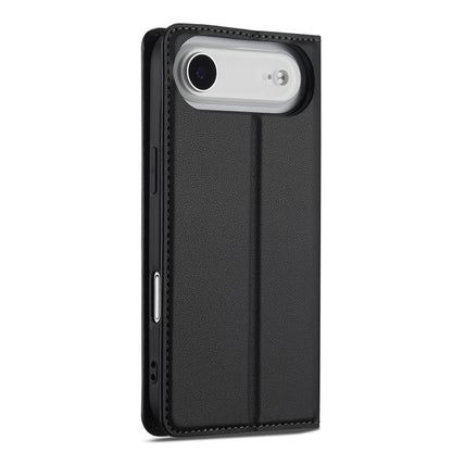 For iPhone Air LC.IMEEKE L1 Series Frosted Fine Texture PU Phone Case(Black) by LC.IMEEKE