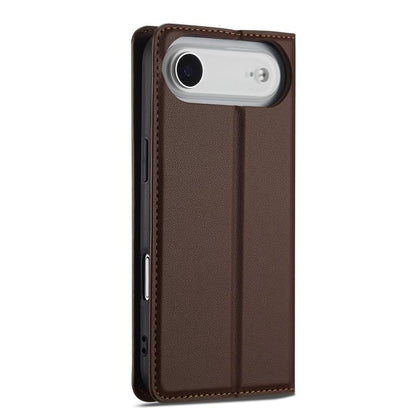 For iPhone Air LC.IMEEKE L1 Series Frosted Fine Texture PU Phone Case(Brown) by LC.IMEEKE