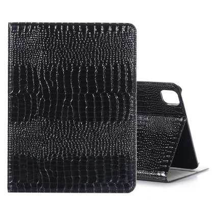 For iPad Pro 11 2025 / 2024 Crocodile Texture Leather Tablet Case(Black)