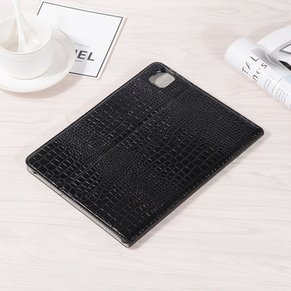 For iPad Pro 11 2025 / 2024 Crocodile Texture Leather Tablet Case(Black)