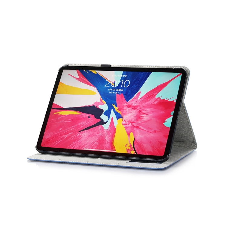 For iPad Pro 11 2025 / 2024 Crocodile Texture Leather Tablet Case(Blue) by bashfashion