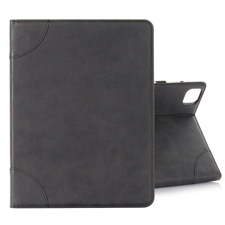 Retro Book Style Leather Tablet Case For iPad Pro 11 2025 / 2024(Black) by bashfashion