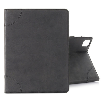 Retro Book Style Leather Tablet Case For iPad Pro 11 2025 / 2024(Black) by bashfashion