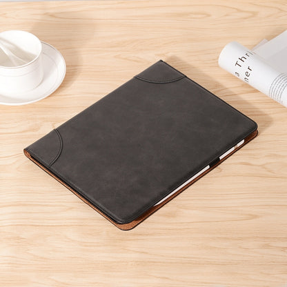 Retro Book Style Leather Tablet Case For iPad Pro 11 2025 / 2024(Black) by bashfashion