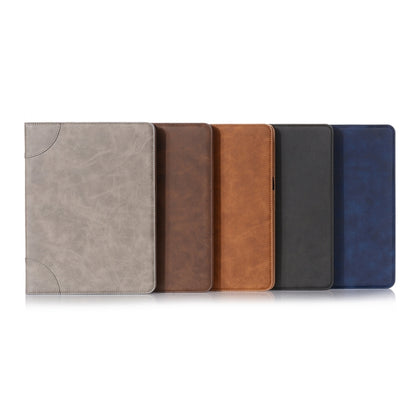 Retro Book Style Leather Tablet Case For iPad Pro 13 2025 / 2024(Brown) by bashfashion