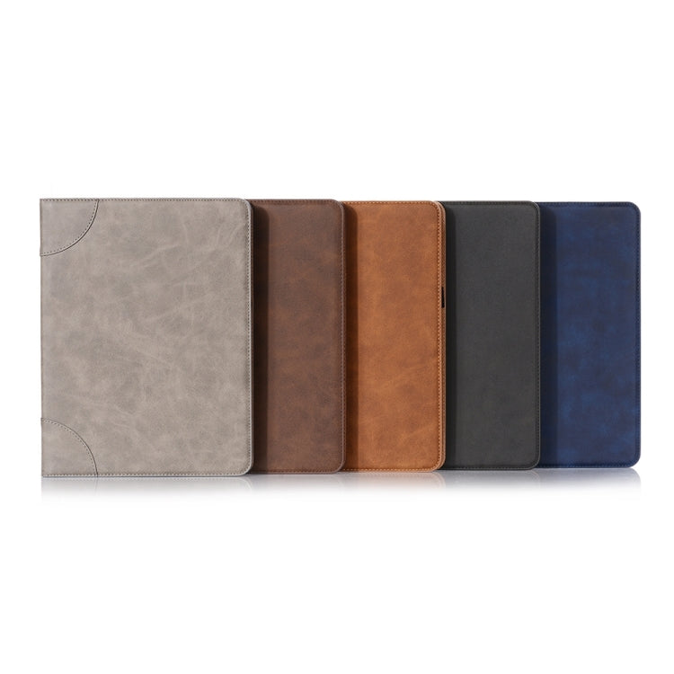 Retro Book Style Leather Tablet Case For iPad Pro 11 2025 / 2024(Black) by bashfashion