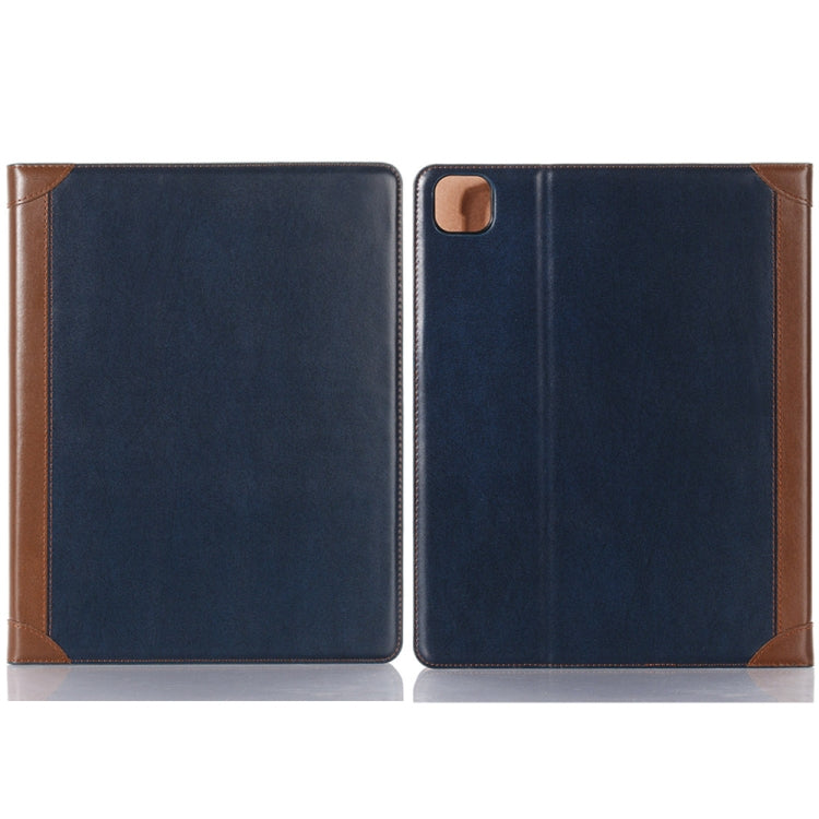 For iPad Pro 13 2025 / 2024 Book Style Stitching Leather Tablet Case(Blue) by bashfashion