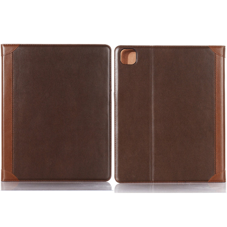 For iPad Pro 11 2025 / 2024 Book Style Stitching Leather Tablet Case(Coffee) by bashfashion