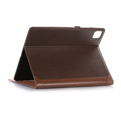 For iPad Pro 11 2025 / 2024 Book Style Stitching Leather Tablet Case(Coffee) by bashfashion