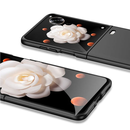 For Honor Magic V Flip GKK Ultra-thin Full Coverage Phone Case(Black) by GKK