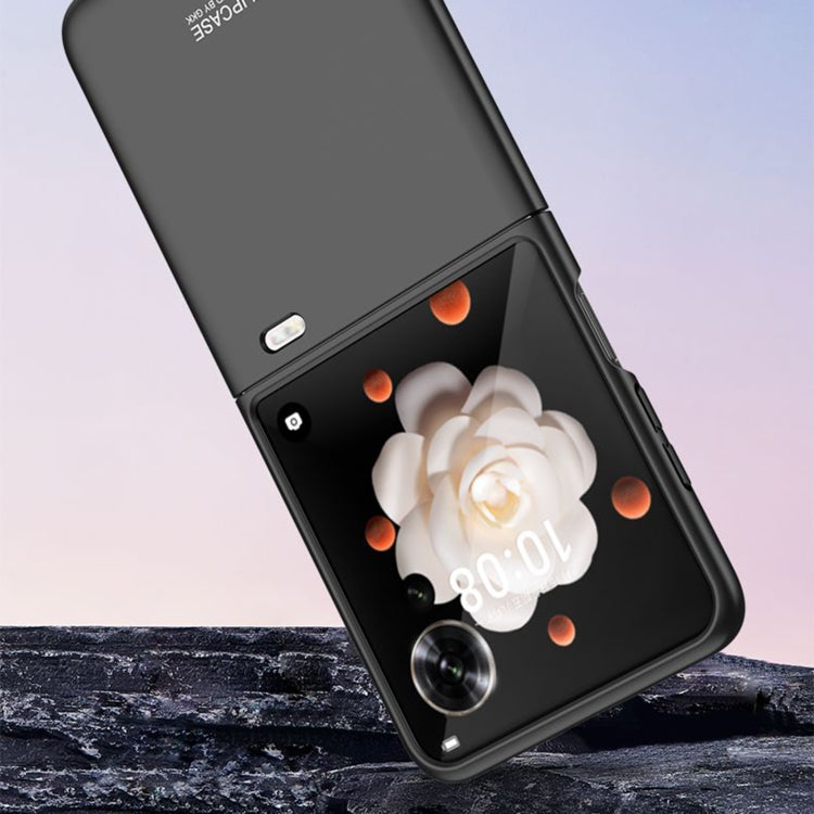 For Honor Magic V Flip GKK Ultra-thin Full Coverage Phone Case(Black) by GKK