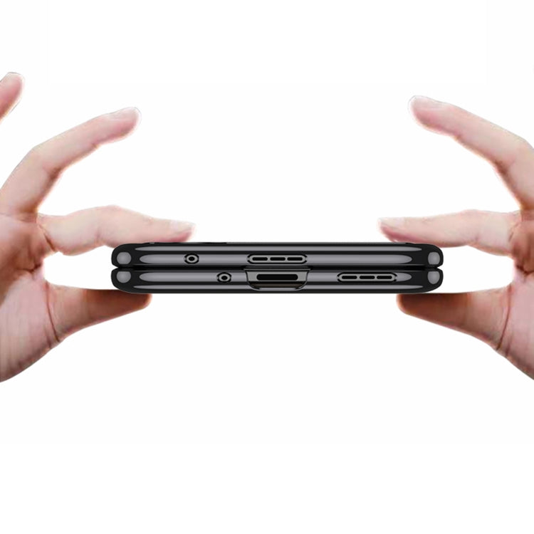 For Honor Magic V Flip GKK Electroplating Full Coverage Phone Case(Pink) by GKK