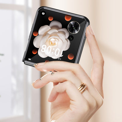 For Honor Magic V Flip GKK Electroplating Full Coverage Phone Case(Pink) by GKK