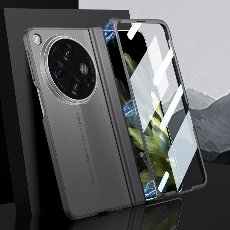 For OnePlus Open GKK Integrated Magnetic Blade Ultra-thin Full Coverage Phone Case(Grey) by GKK