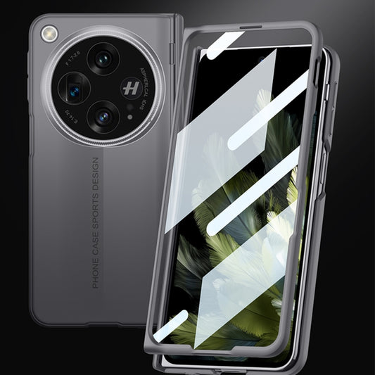 For OnePlus Open GKK Integrated Magnetic Blade Ultra-thin Full Coverage Phone Case(Grey) by GKK