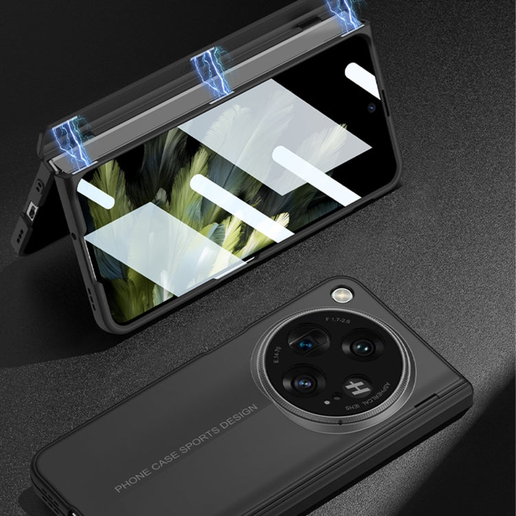 For OnePlus Open GKK Integrated Magnetic Blade Ultra-thin Full Coverage Phone Case(Black) by GKK