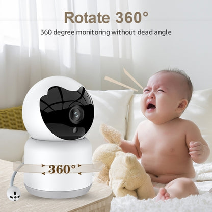 YT51 1920x1080 Home Baby Wireless Camera, with Temperature and Humidity Sensor EU Plug(White) by bashfashion