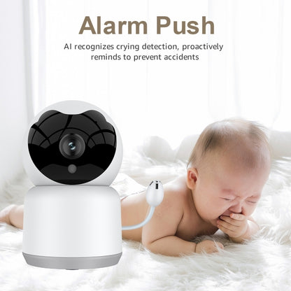 YT51 1920x1080 Home Baby Wireless Camera, with Temperature and Humidity Sensor EU Plug(White) by bashfashion