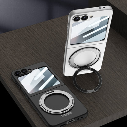 For Samsung Galaxy Z Flip6 / Flip7 FE GKK Integrated Ultra-thin MagSafe Phone Case with Ring Holder(Black) by GKK