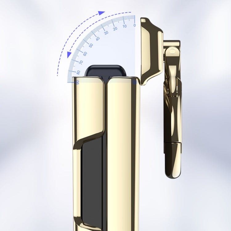 For Samsung Galaxy Z Flip7 FE / Flip6 GKK Integrated Electroplated Crocodile Texture Leather Phone Case with Ring(Black) by GKK