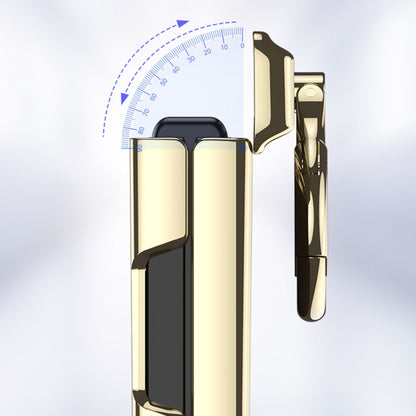 For Samsung Galaxy Z Flip7 FE / Flip6 GKK Integrated Electroplated Crocodile Texture Leather Phone Case with Ring(Black) by GKK