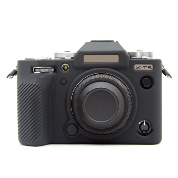 For FUJIFILM X-T5 Soft Silicone Protective Case(Black) by bashfashion