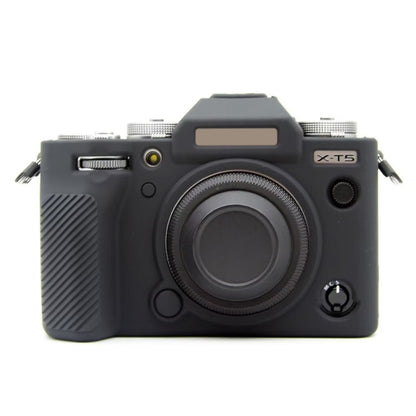 For FUJIFILM X-T5 Soft Silicone Protective Case(Black) by bashfashion