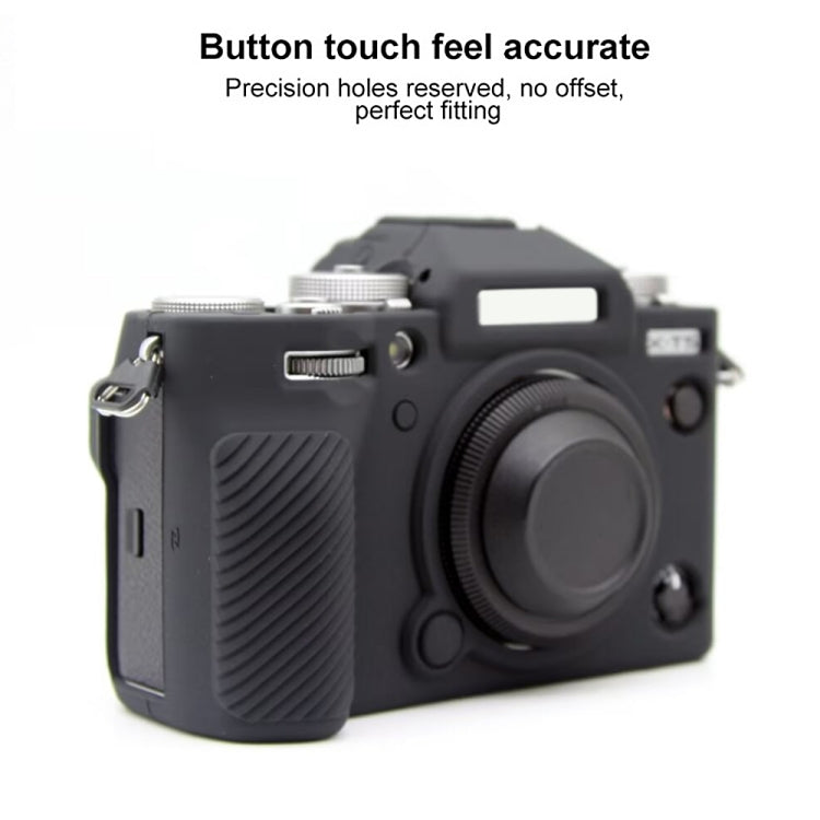 For FUJIFILM X-T5 Soft Silicone Protective Case(Black) by bashfashion