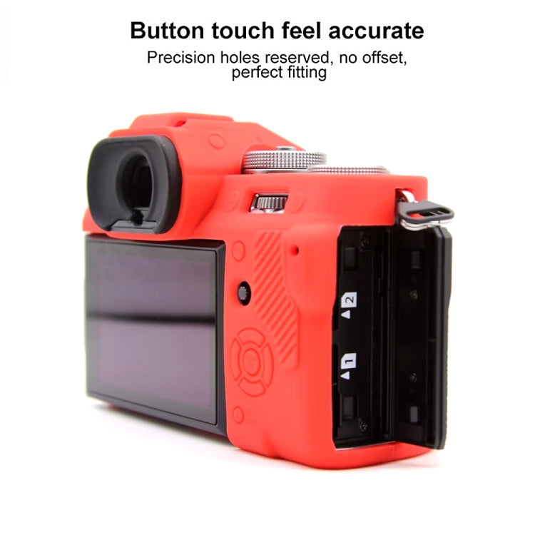 For FUJIFILM X-T5 Soft Silicone Protective Case(Red) by bashfashion