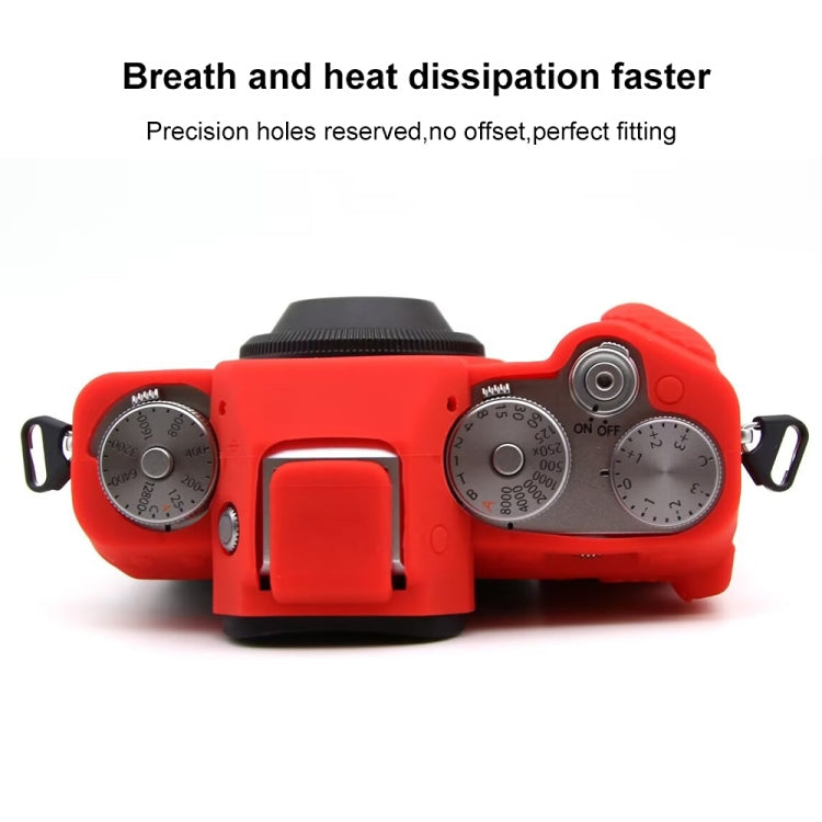 For FUJIFILM X-T5 Soft Silicone Protective Case(Red) by bashfashion