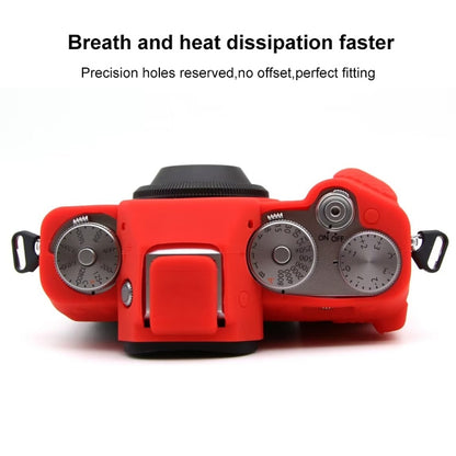 For FUJIFILM X-T5 Soft Silicone Protective Case(Red) by bashfashion