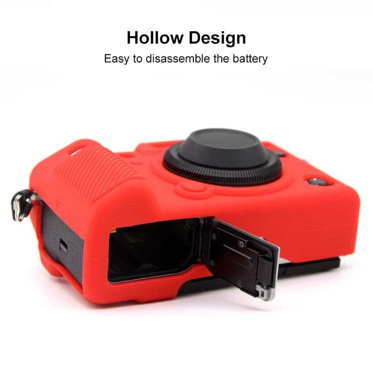 For FUJIFILM X-T5 Soft Silicone Protective Case(Red) by bashfashion