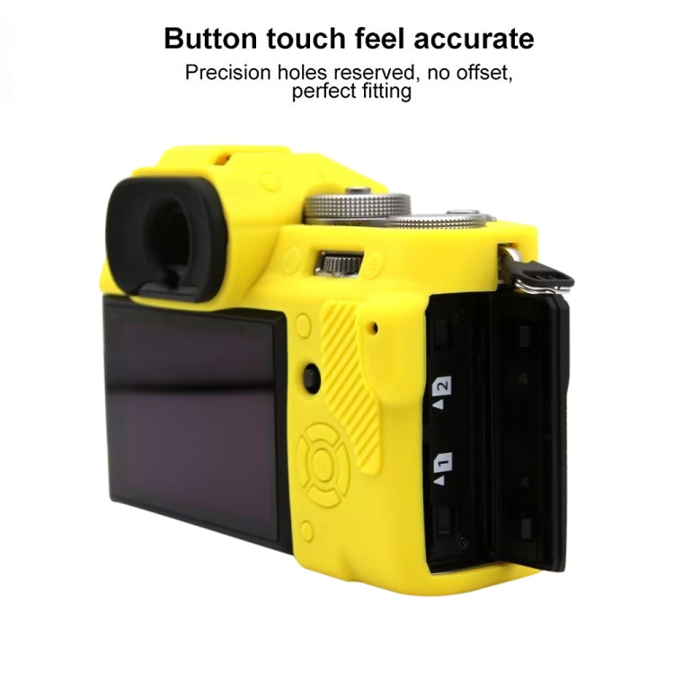 For FUJIFILM X-T5 Soft Silicone Protective Case(Yellow) by bashfashion