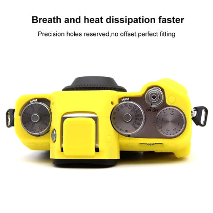 For FUJIFILM X-T5 Soft Silicone Protective Case(Yellow) by bashfashion