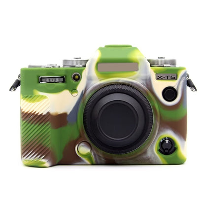 For FUJIFILM X-T5 Soft Silicone Protective Case(Camouflage) by bashfashion