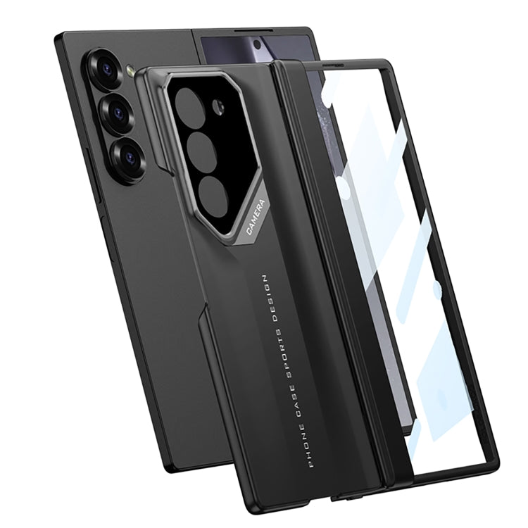 For Samsung Galaxy Z Fold6 GKK Integrated Folding Supercar Phone Case(Titanium Grey) by GKK